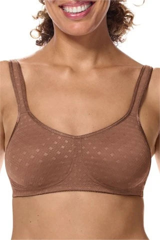 Amoena Tiana Wire-Free Bra - Mocha