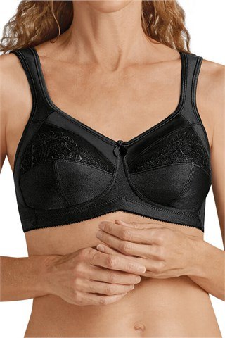 Amoena Isadora Wire-Free Bra - Black