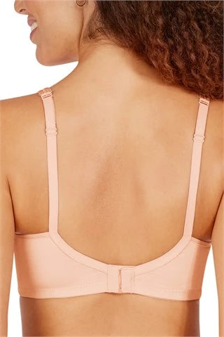 Amoena Mara Wire-Free Front-Closure Padded Bra - Blush