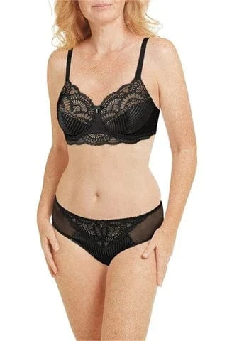 Amoena Mastectomy Brassiere Amoena Karolina Underwire Bra - Black/Sand