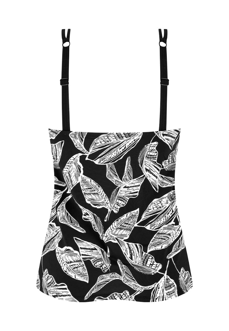 Amoena Swimwear Amoena Lanzarote Tankini Top - Black/White