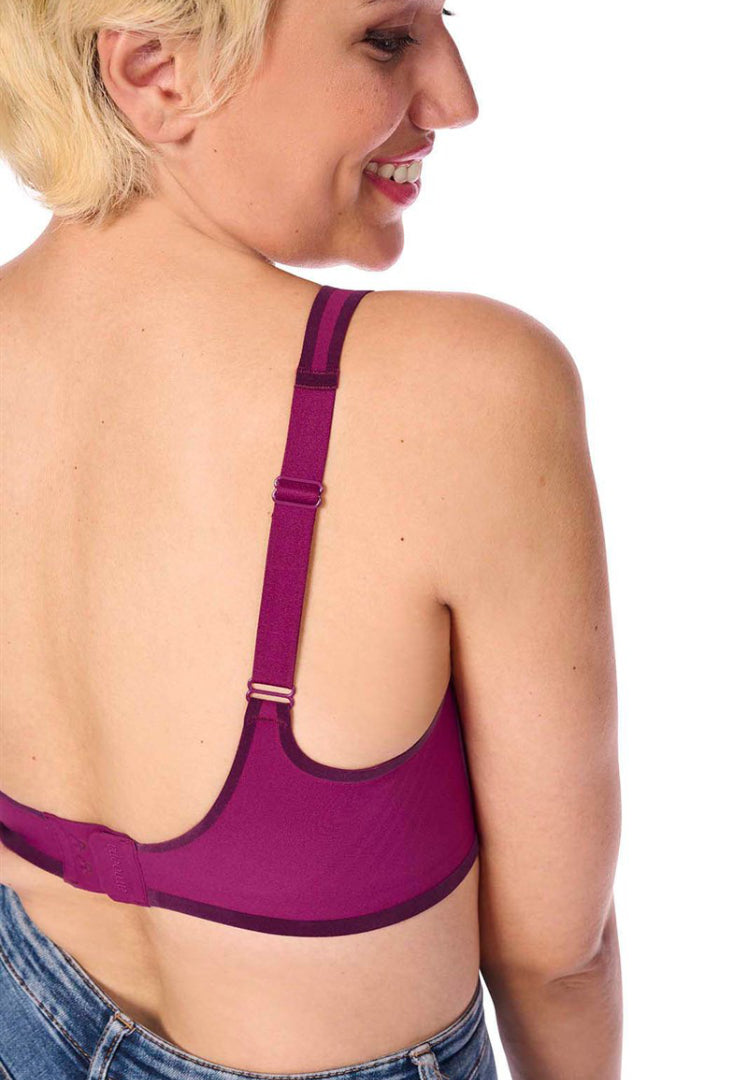 Amoena Clarissa Wire-Free Bra - Magenta Multi