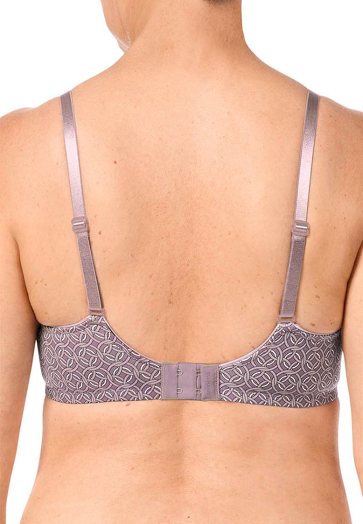 Amoena Liz Wire-Free Bra - Mauve Multi