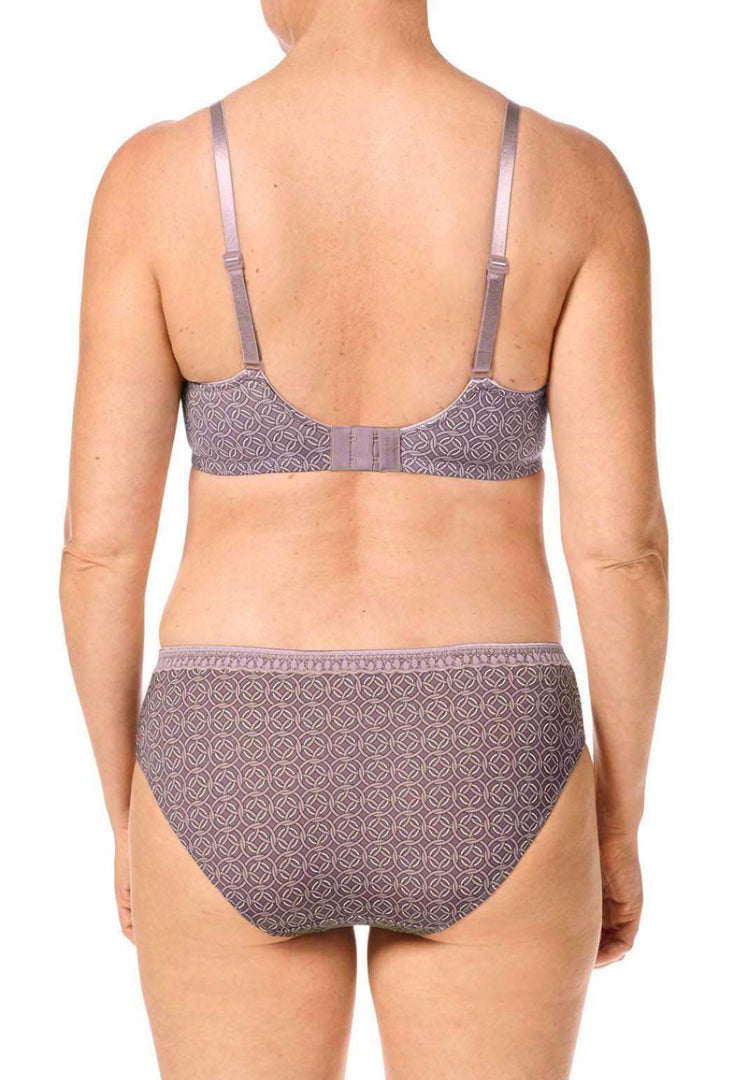 Amoena Liz Wire-Free Bra - Mauve Multi