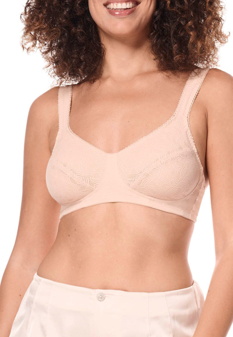 Amoena Jaida Wire-Free Bra - Sand