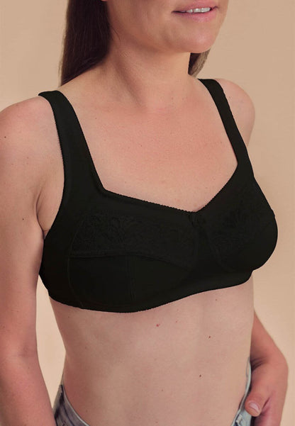 Soutien-gorge sans armatures Amoena Katja - Noir