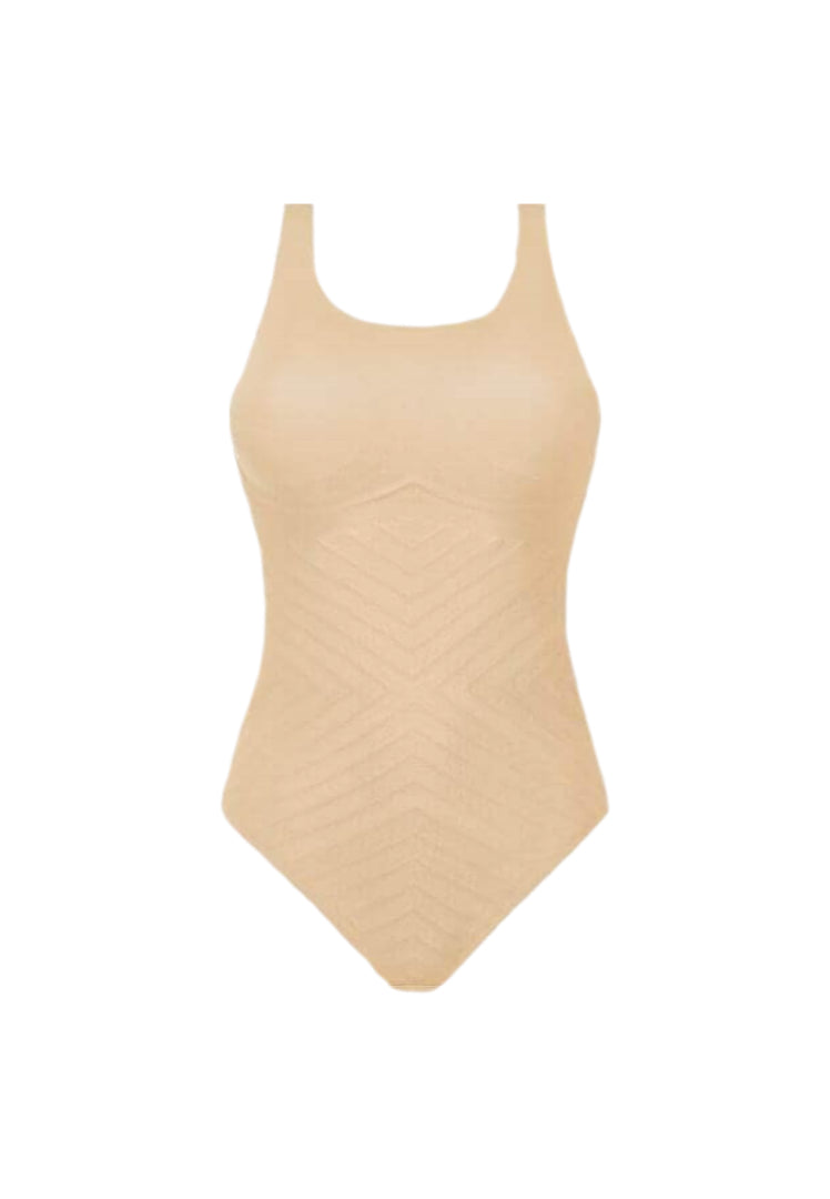 Body gainant sans armatures Amoena Linda - Sable