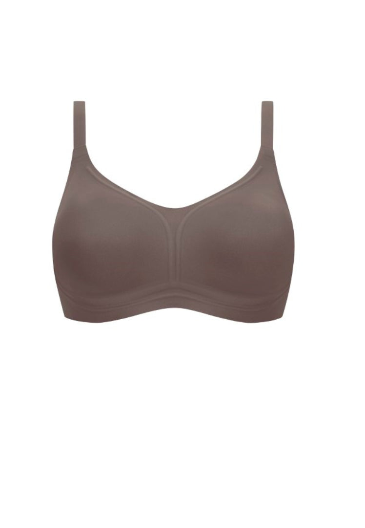 Amoena wave pure Wire-Free Bra - Deep Taupe
