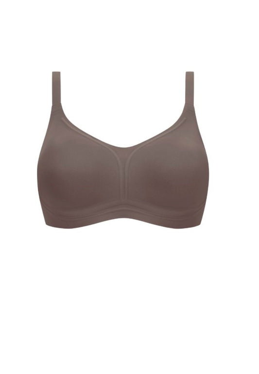 Amoena wave pure Wire-Free Bra - Deep Taupe