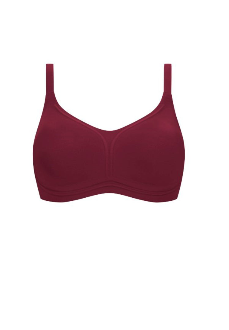 Amoena wave pure Wire-Free Bra - Ruby