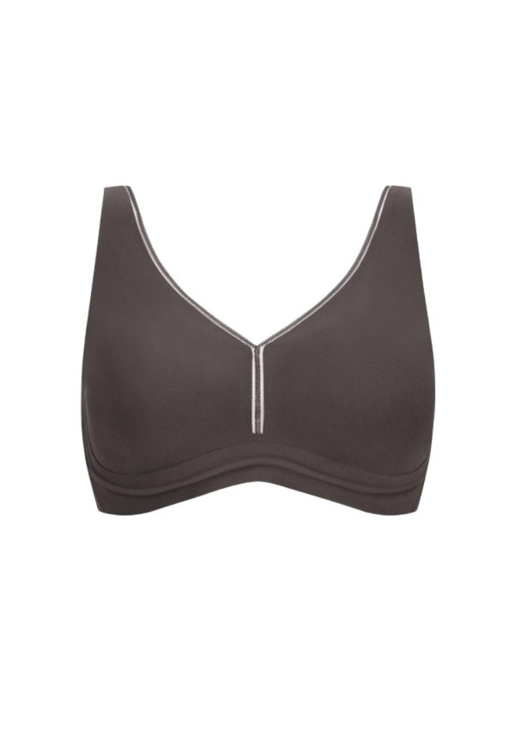 Amoena wave flow Wire-Free Bra - Anthracite