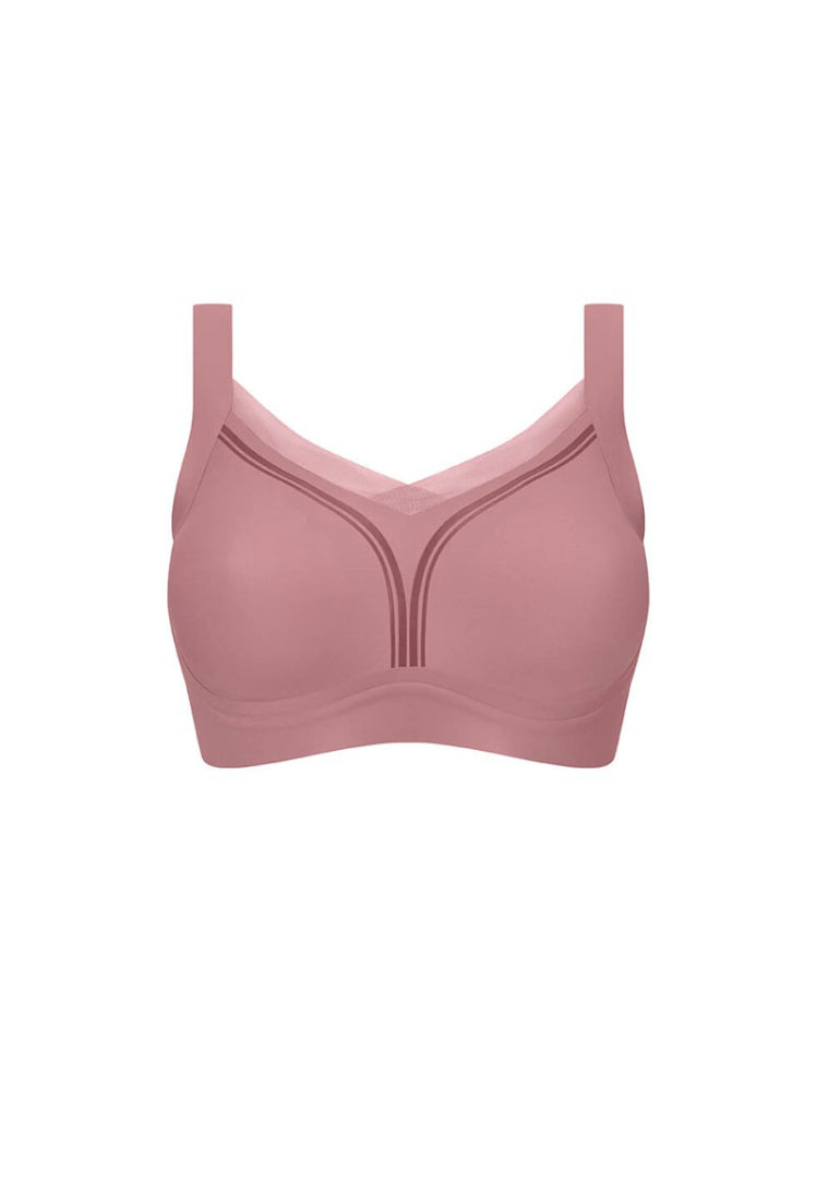 Amoena wave move Wire-Free Bra - Dark Mauve