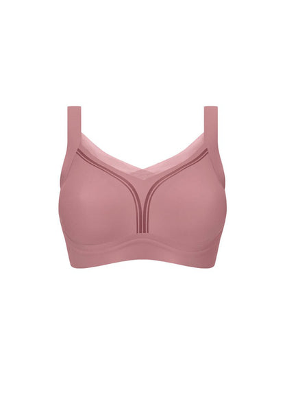 Amoena wave move Wire-Free Bra - Dark Mauve