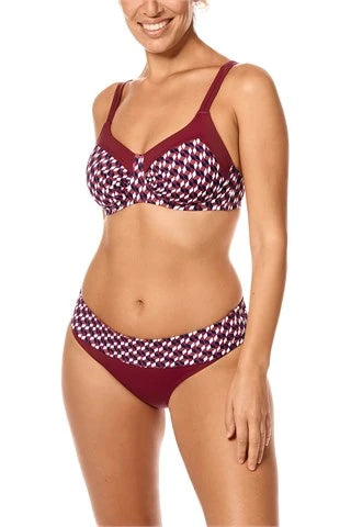 Bas de maillot de bain taille haute Amoena Apulia