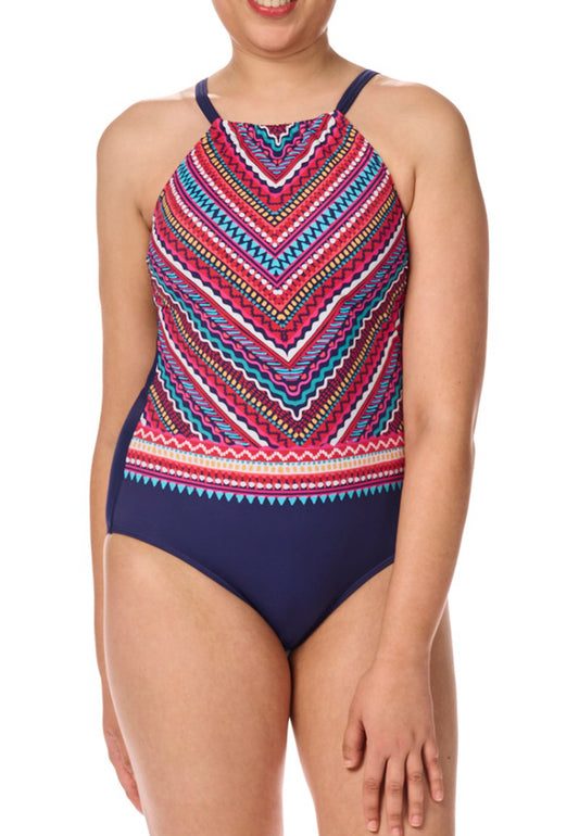 Amoena Thassos High-Neckline One-Piece Swimsuit