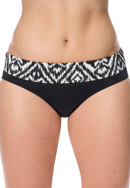 Salta bikini bottom with white pattern on a white background