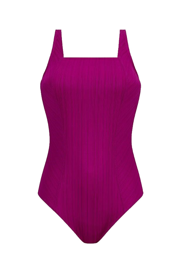 Amoena Treviso One-Piece Swimsuit - Berry | Naturally You