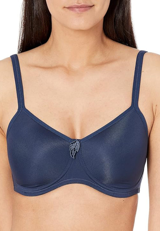 Amoena Lara Wire-Free Bra - Dark Blue