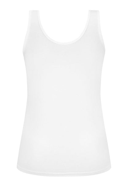 Back view of Malia top on a white background