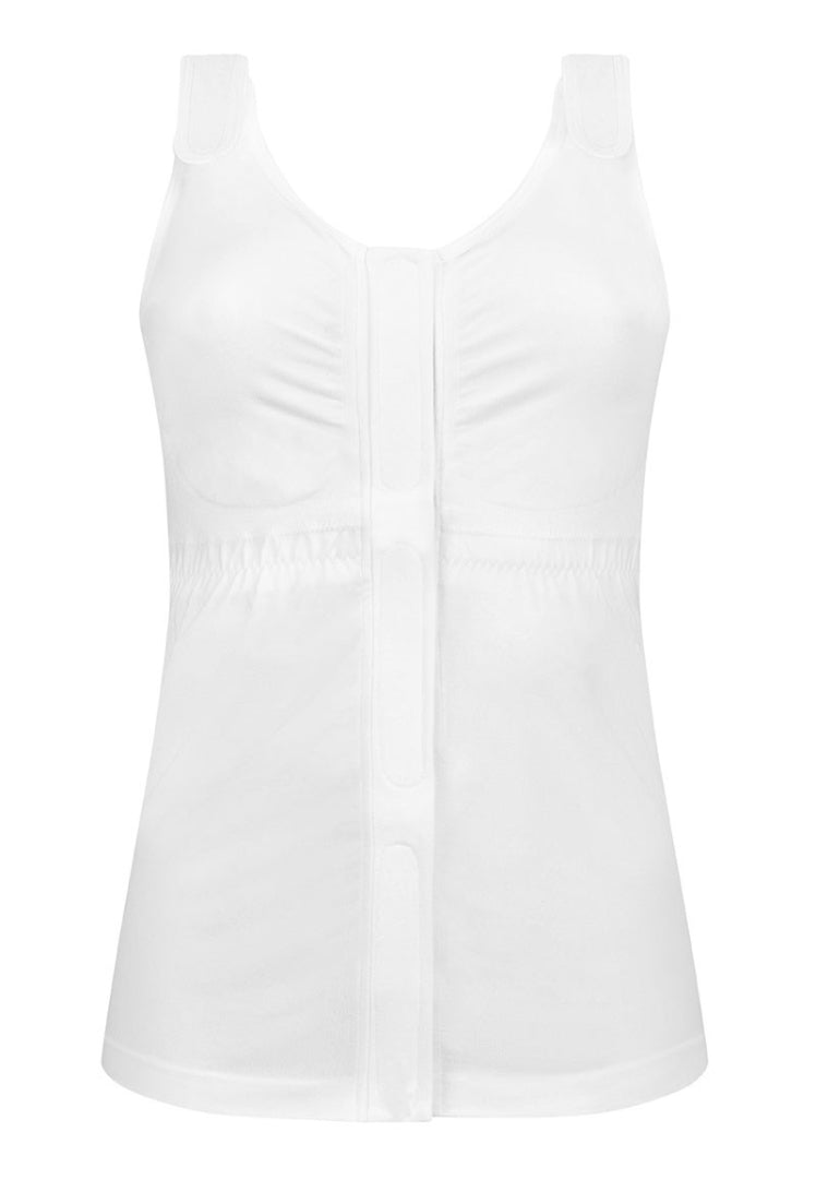 Front view of Malia top on a white background