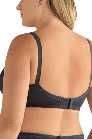 Amoena Mara Padded Wire-Free Bra - Dark Grey