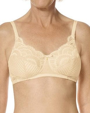 Amoena Mastectomy Brassiere 32 / A Amoena Karolina Wire-Free Bra - Sand