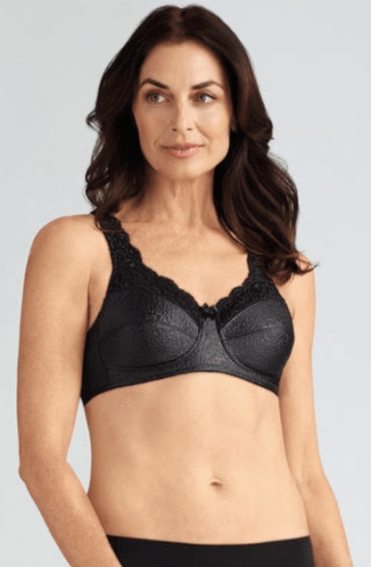 Amoena Mastectomy Brassiere 34 / C / Black Amoena Annabell Wire-Free Bra