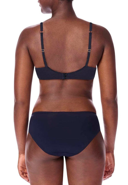 Amoena Mastectomy Brassiere Amoena Kyra Wire-Free Bra - Dark Blue/Sand