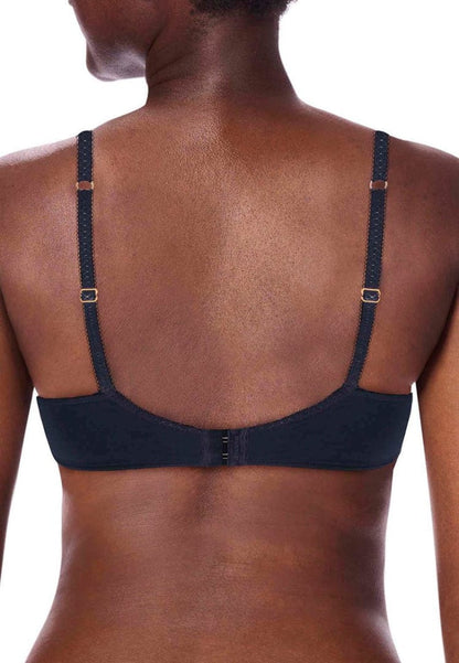 Amoena Mastectomy Brassiere Amoena Kyra Wire-Free Padded Bra - Dark Blue/Sand