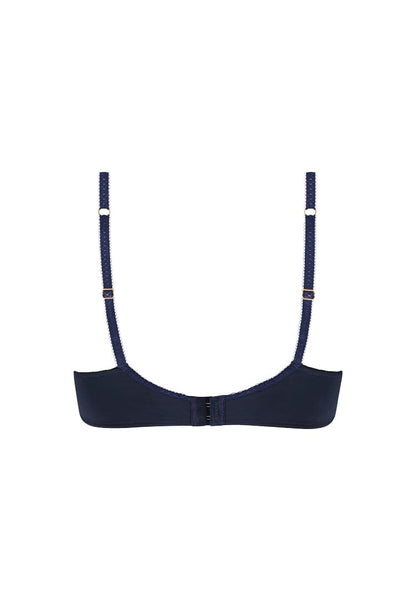 Amoena Mastectomy Brassiere Amoena Kyra Wire-Free Padded Bra - Dark Blue/Sand