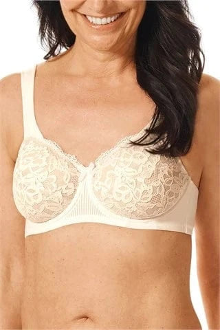 Amoena Mastectomy Brassiere Amoena Kyra Wired Bra - Off-White