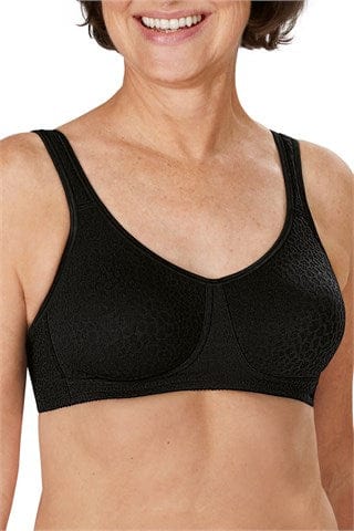 Amoena Mastectomy Brassiere Amoena Mona Wire-Free Bra - Black