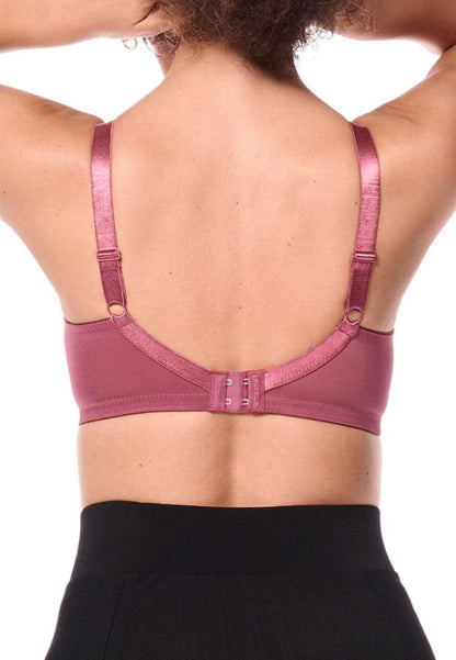 Amoena Mastectomy Brassiere Amoena Nancy Wire-Free Bra - Dark Rouge