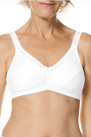 Amoena Mastectomy Brassiere Amoena Rita Wire-Free Bra - White