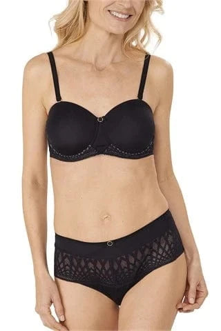 Amoena Panty Amoena Pia High-Waisted Panty-Black/Sand