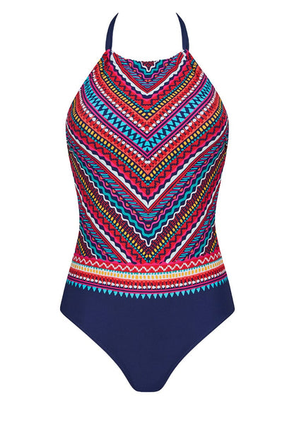 Amoena Swimwear Amoena Thassos High-Neckline One-Piece Swimsuit