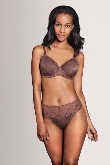 Carrie Underwire-Rose Taupe/Dark Blue FINAL SALE