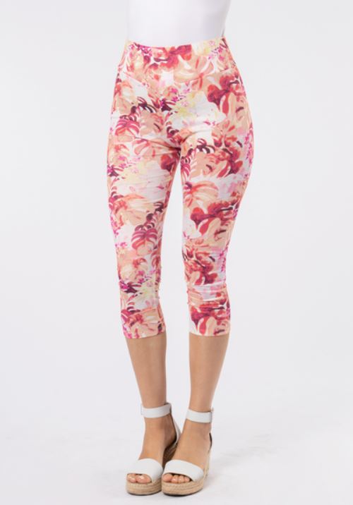 Paradise Printed Cropped Leggings-2 Colours