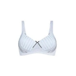 Amoena Mastectomy Brassiere 40 / AA / Light Blue/Grey Amoena Evelina Padded Bra