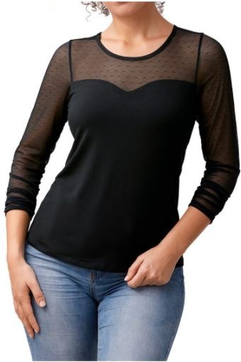 Dressy Shirt-Black-M FINAL SALE